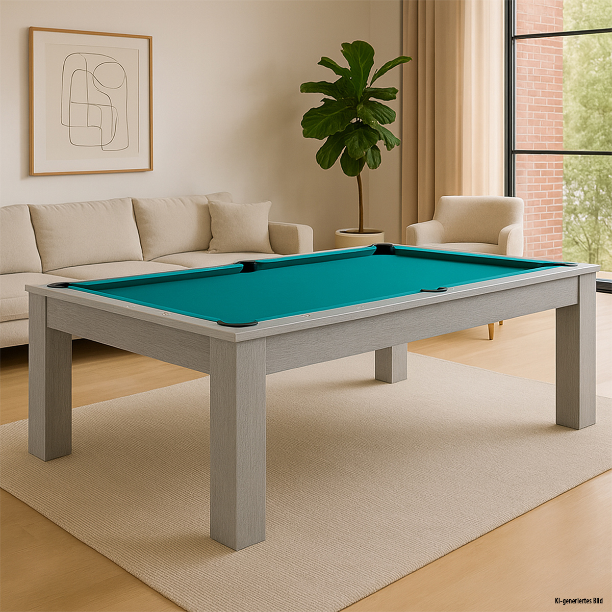 Billardtisch Trento 8 ft. Silber-Birke – Bild 5