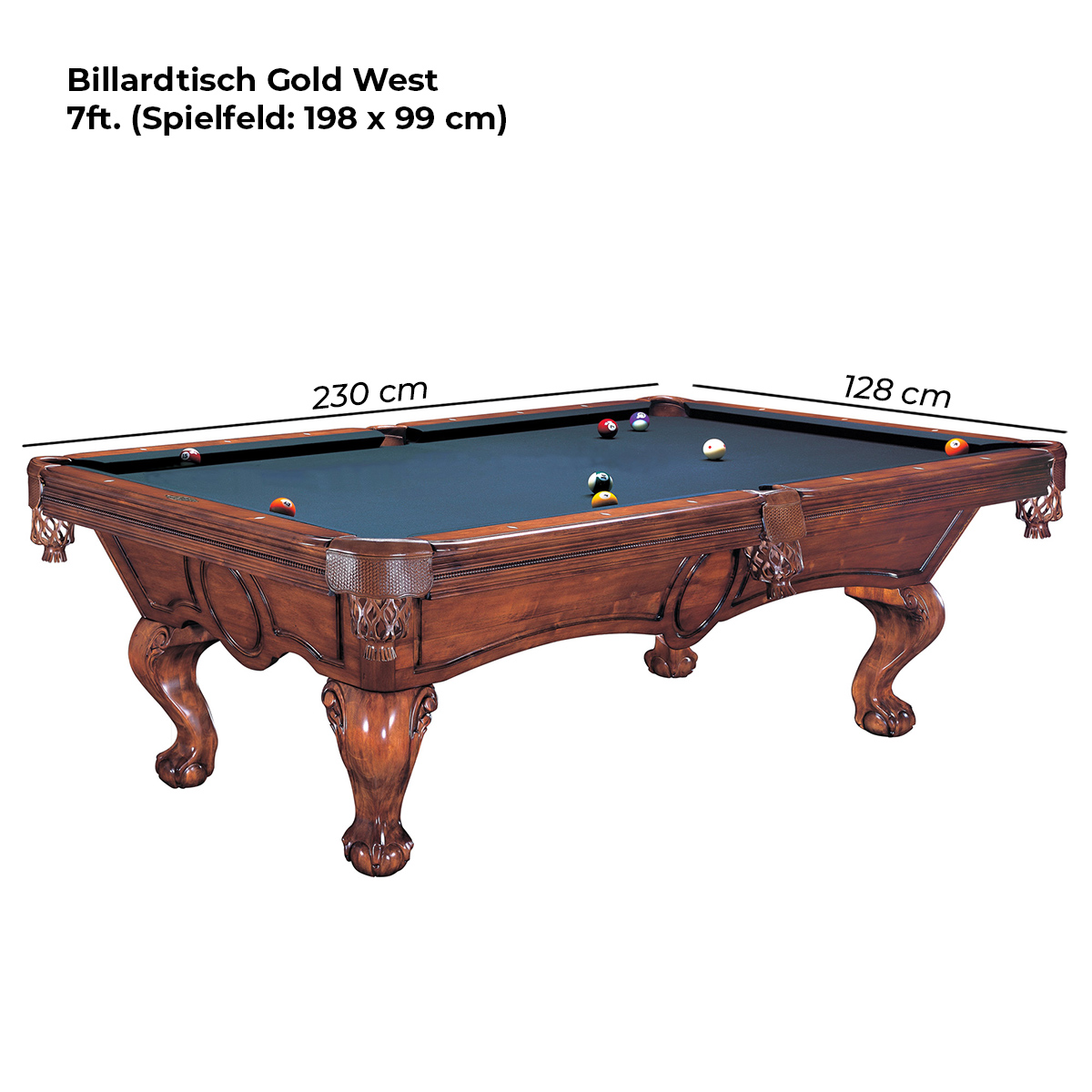 Billardtisch Golden West 7 ft. – Bild 3