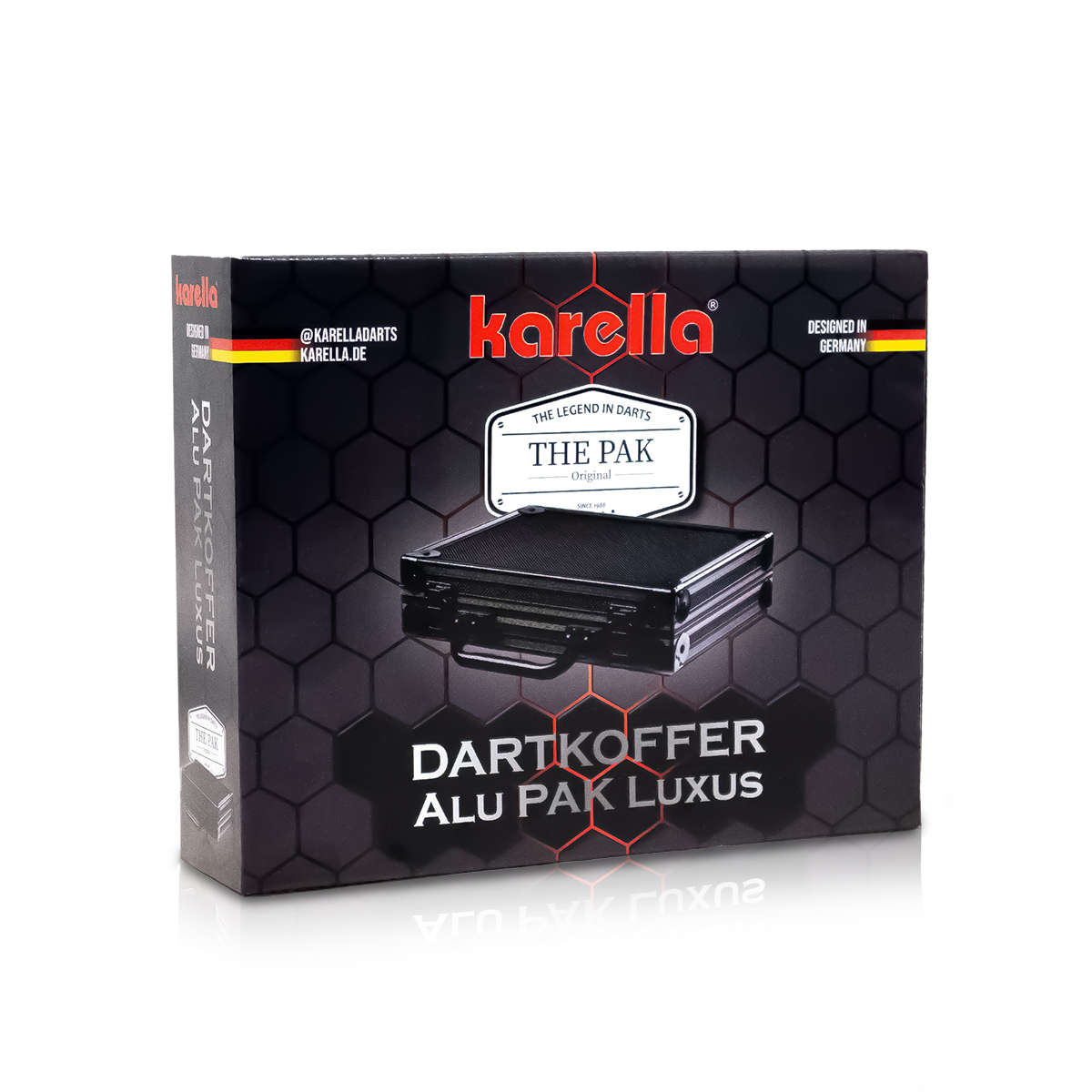 PAK - Dart Koffer Luxus Alu schwarz – Bild 6