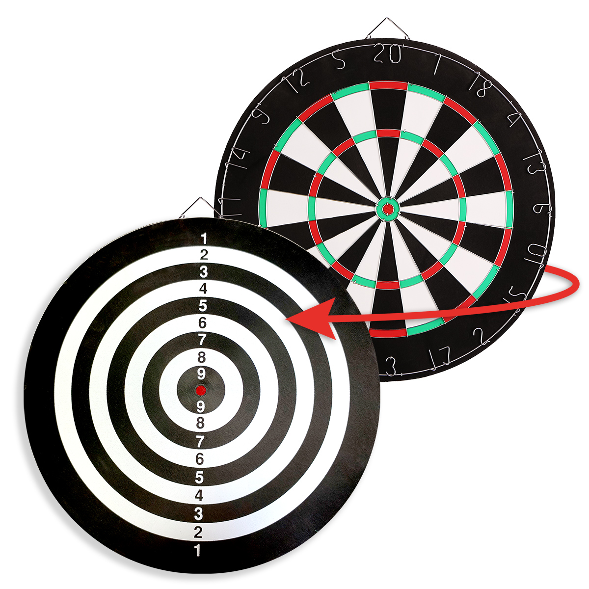 Karella - Dartboard Training Set inkl. 2 Satz Steeldarts – Bild 8