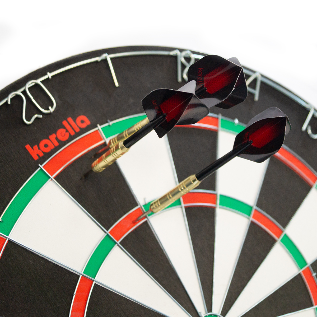 Karella - Dartboard Training Set inkl. 2 Satz Steeldarts – Bild 3