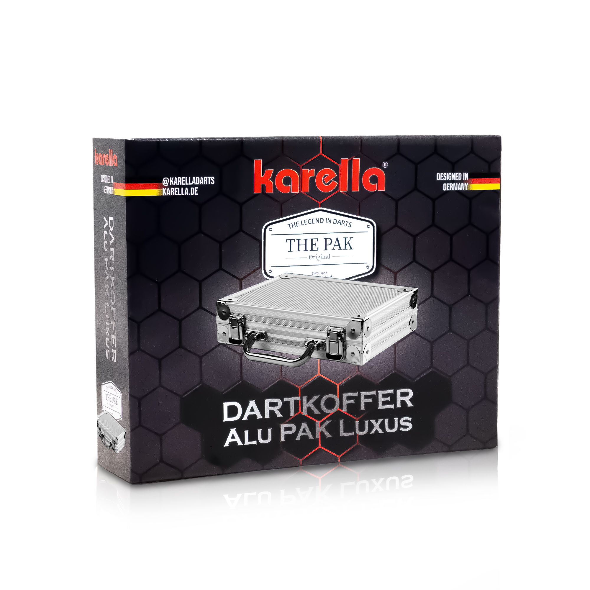 PAK - Dart Koffer Luxus Alu silber – Bild 6