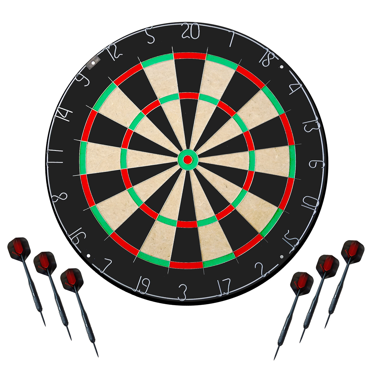 Karella - Dartboard BullOut Set inkl. 2 Satz Steeldarts – Bild 7
