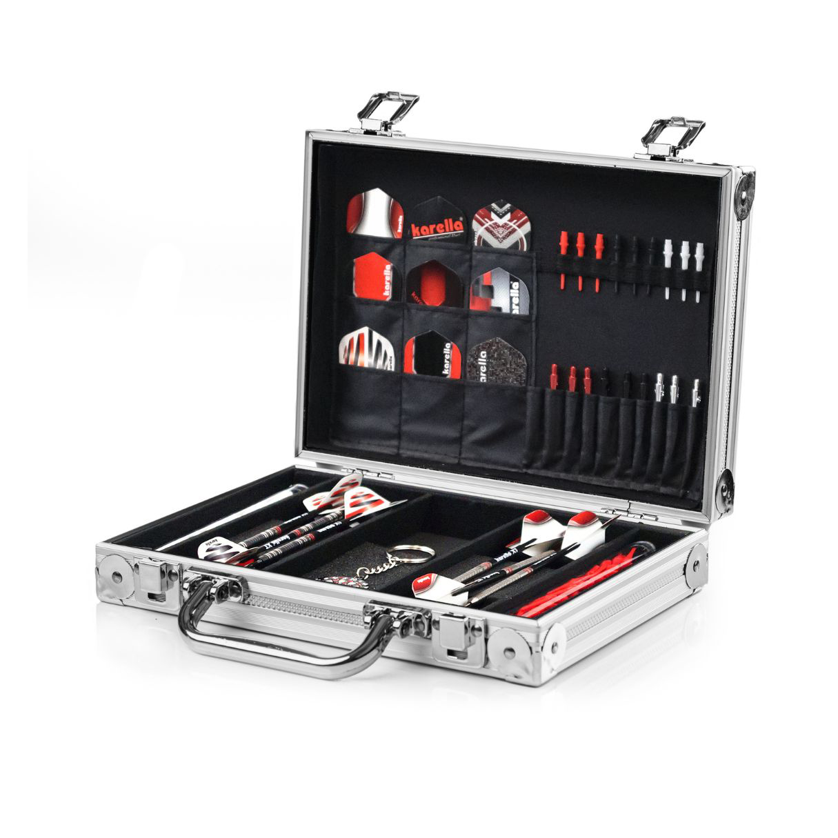 PAK - Dart Koffer Luxus Alu silber – Bild 2