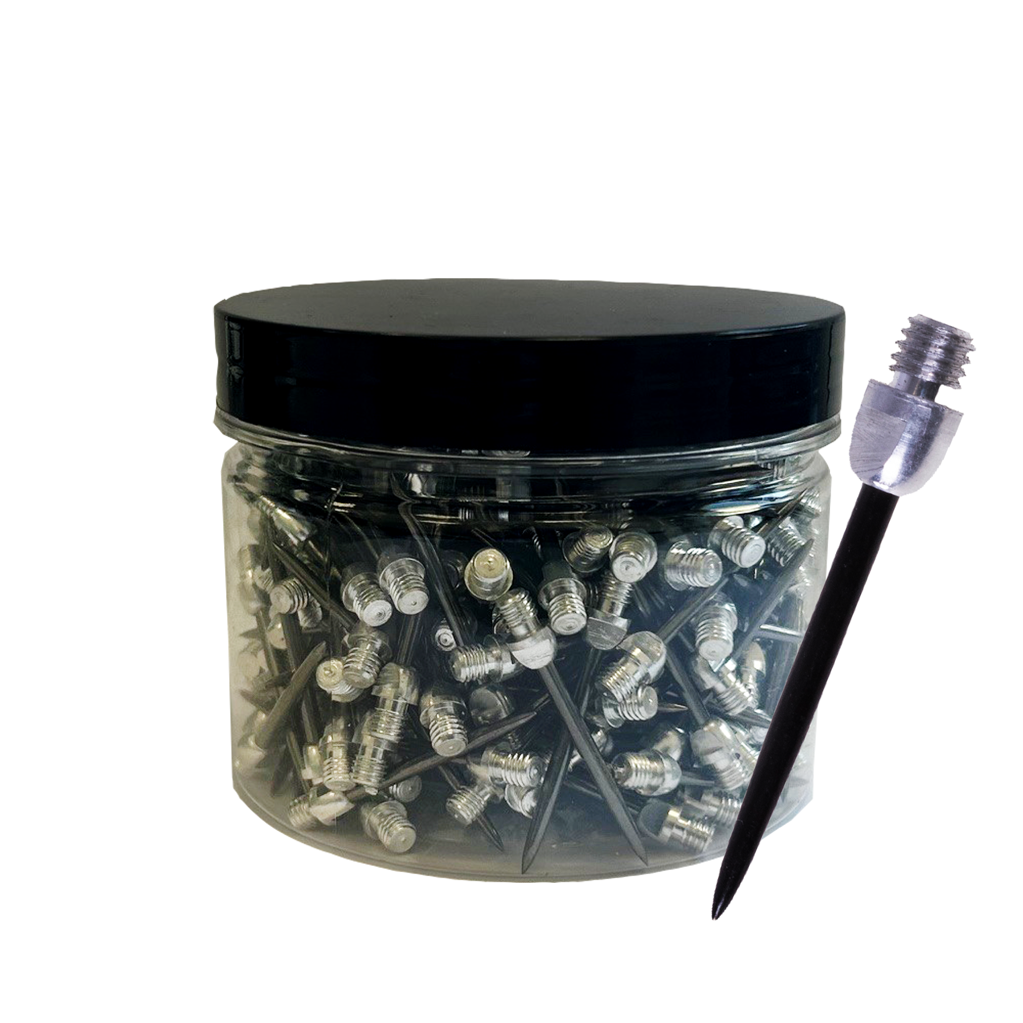 Karella - Dartspitzen Metall für Softdarts Alu 2BA 100 Sets in Aufbewahrungsdose (300 St.) – Bild 5
