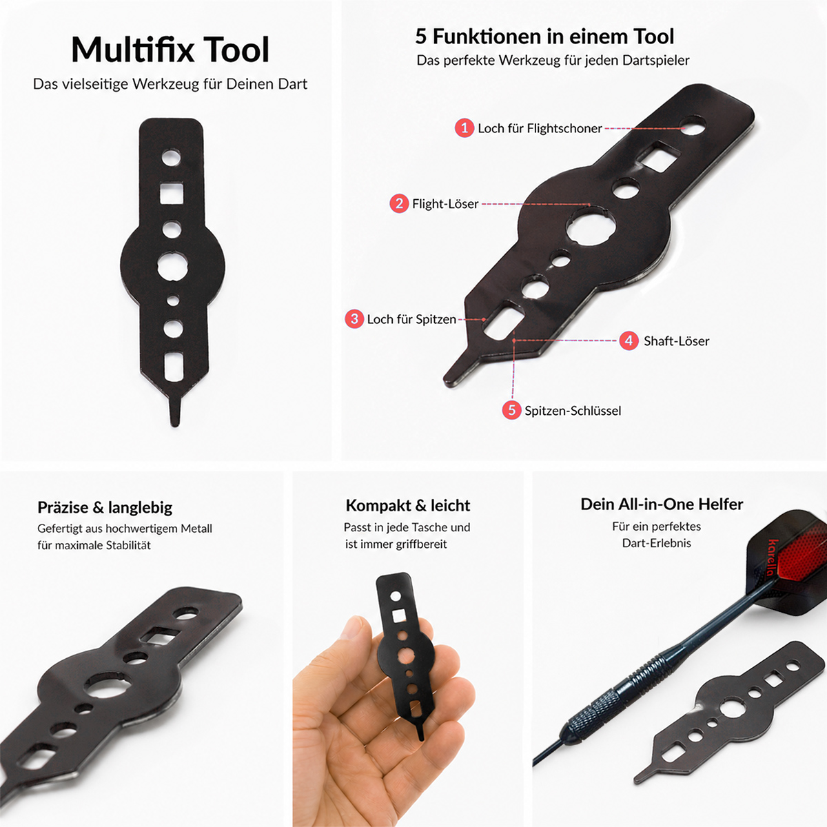 Karella - Dartschlüssel Multi Fixit – Bild 3