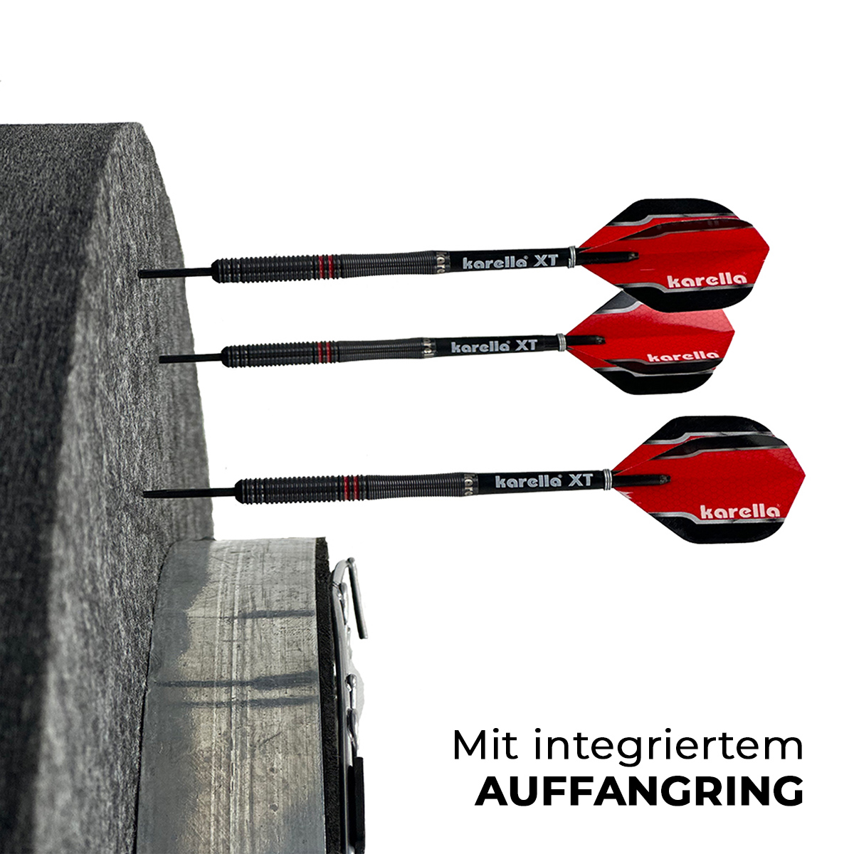 Karella - Schallschutz Ultimo Ø69 cm für Steeldartboards - Silencer mit integriertem Surround / Auffangring – Bild 7