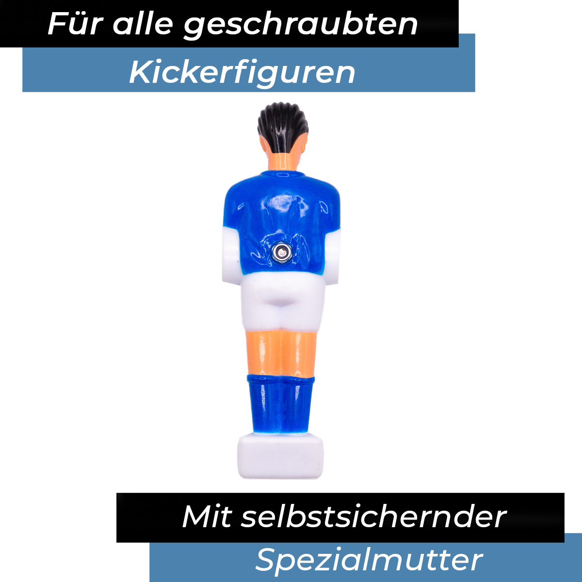 Bandito - Kickerschraube Universal für 13mm Kickerstange inkl. Muttern (22 St.) – Bild 3