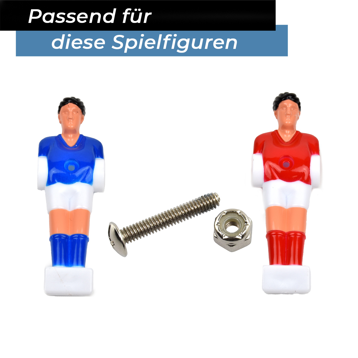 Bandito - Kickerschraube Universal für 13mm Kickerstange inkl. Muttern (22 St.) – Bild 7