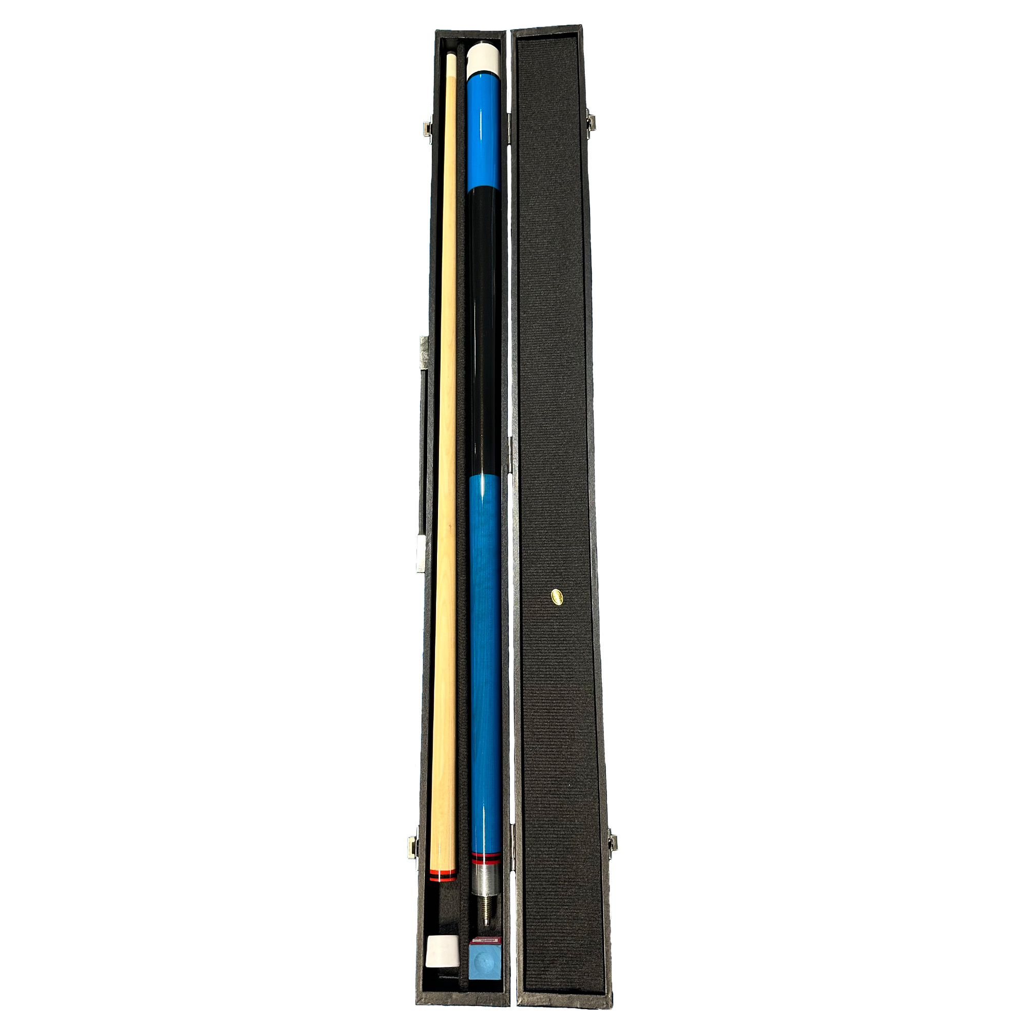 Queue Billard Starter-Set inkl. Koffer, Kreide und Ledertrimmer