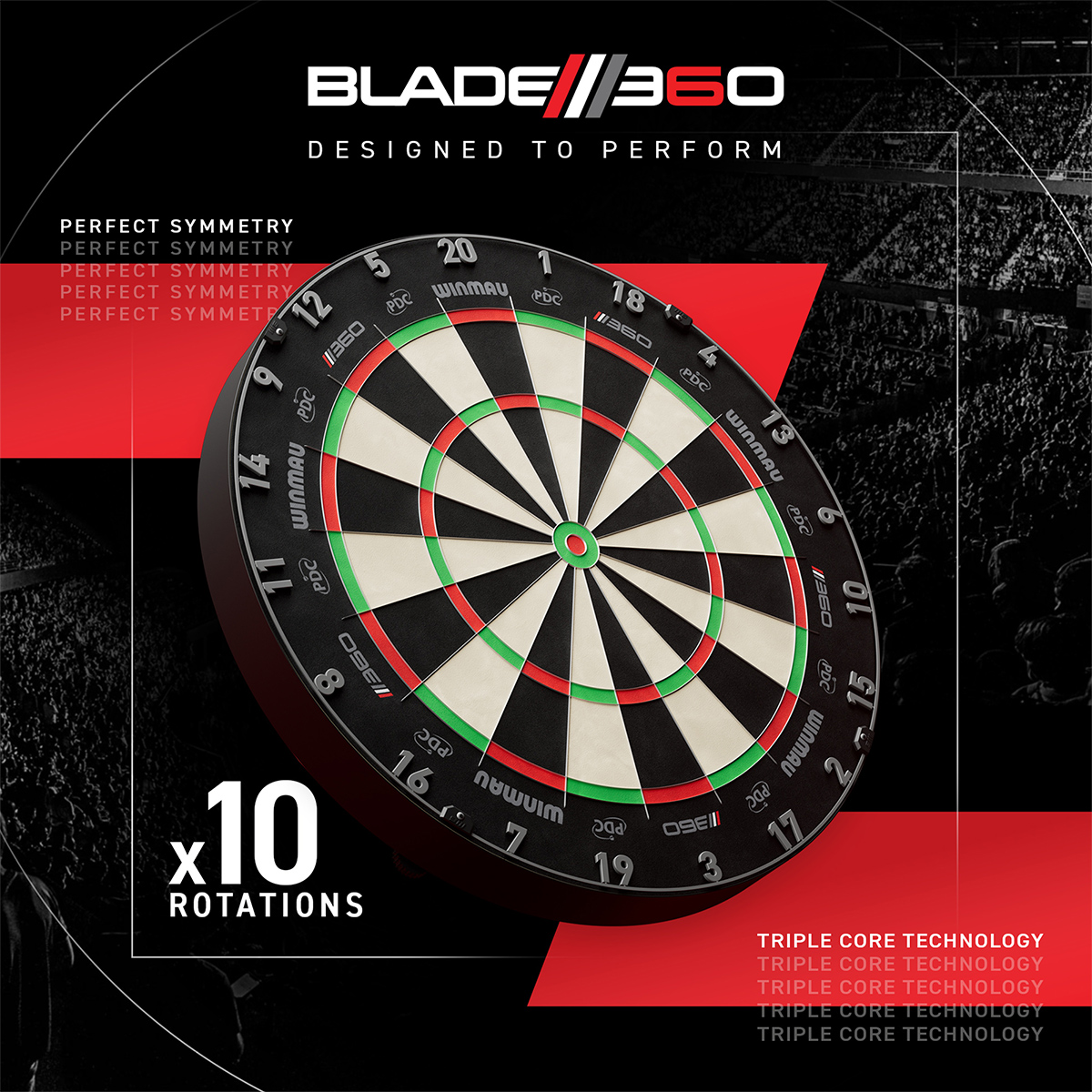 Winmau - Dartboard Blade 6 360° – Bild 3