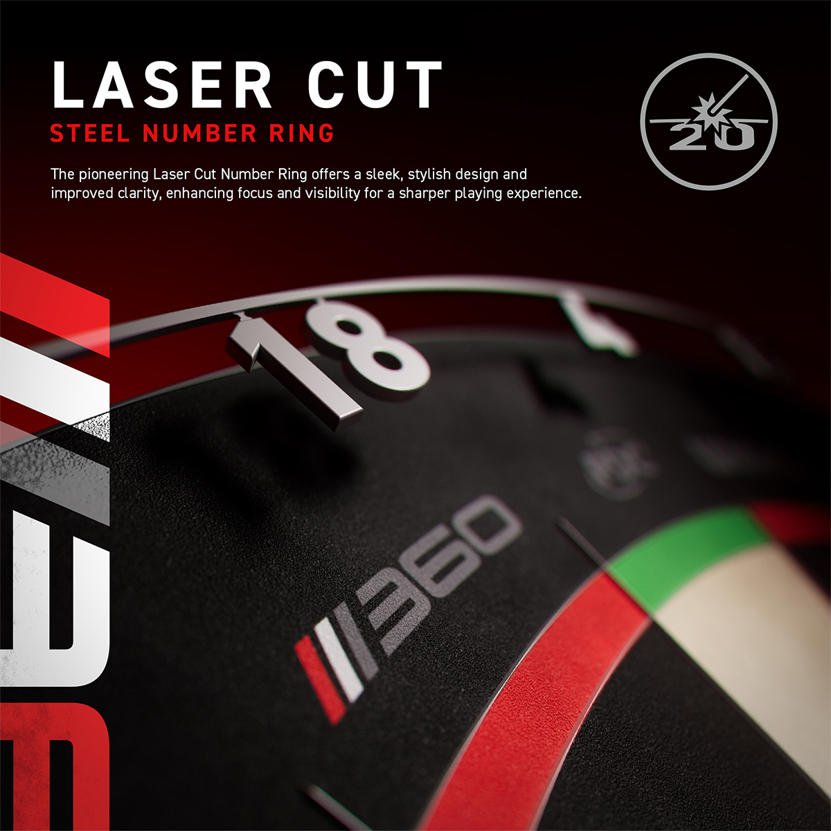 Winmau - Dartboard Blade 6 360° – Bild 7