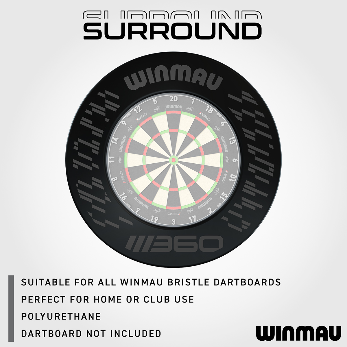 Winmau - Surround Blade 360 schwarz – Bild 3