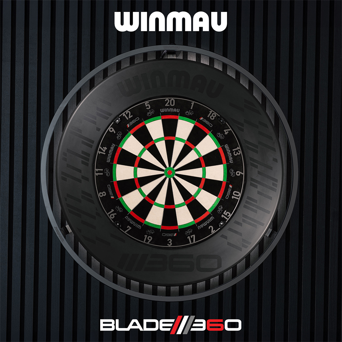 Winmau - Surround Blade 360 schwarz – Bild 8