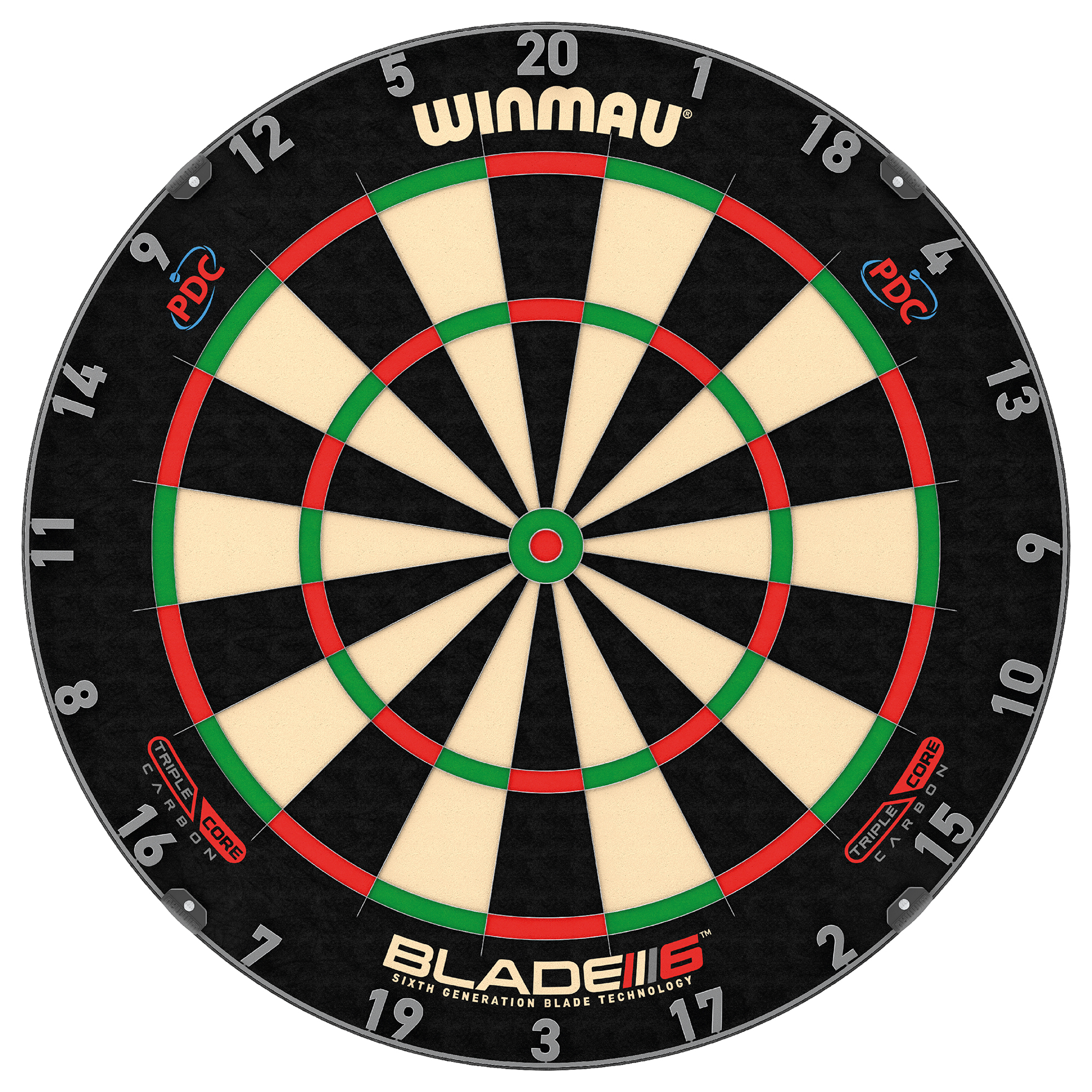 Winmau - Dartboard Blade 6 Triple Core Carbon PDC