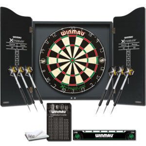 Winmau - Dartboard Set „XTREME“ inkl. Cabinet