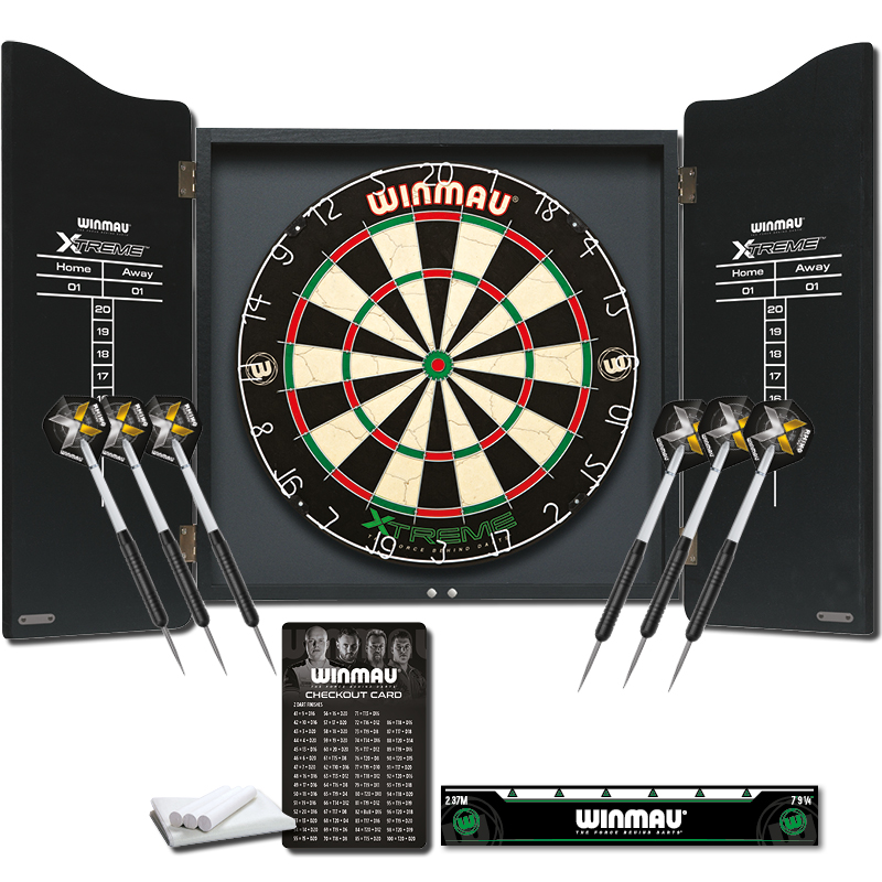 Winmau - Dartboard Set „XTREME“ inkl. Cabinet
