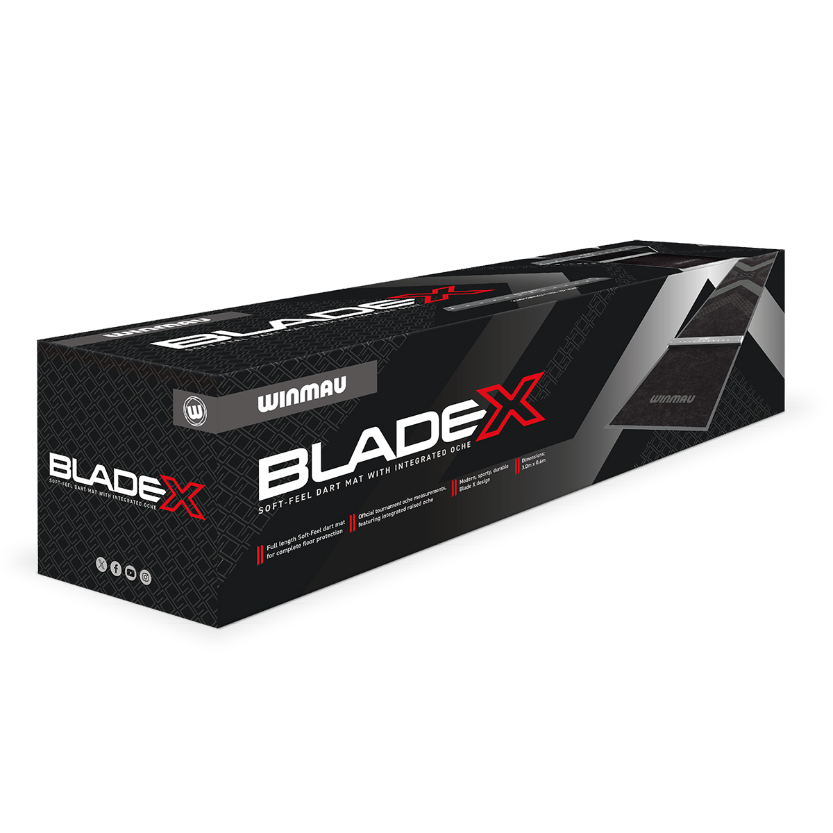 Winmau - Dartmatte BladeX Soft Feel – Bild 5
