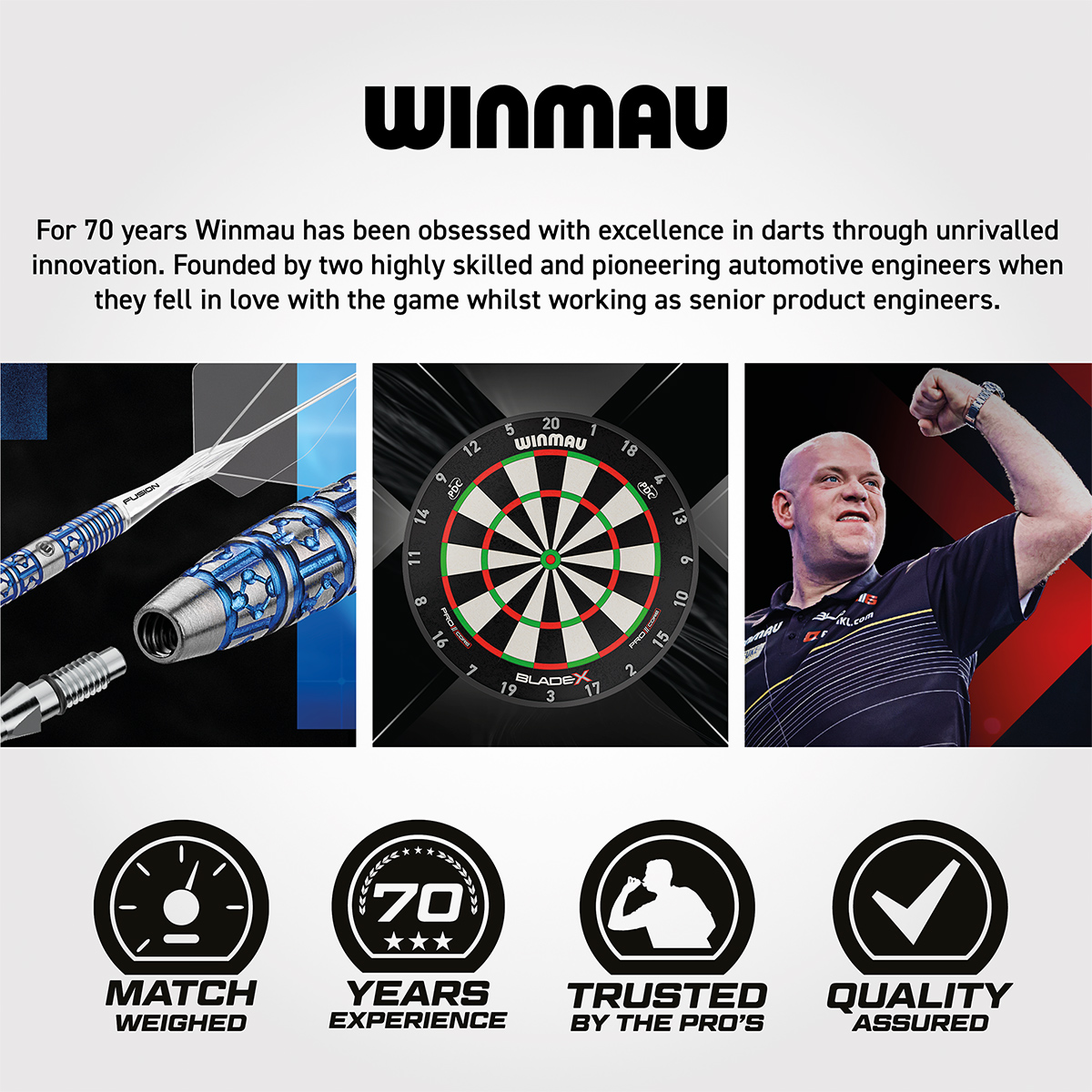 Winmau - Dartmatte BladeX Soft Feel – Bild 6