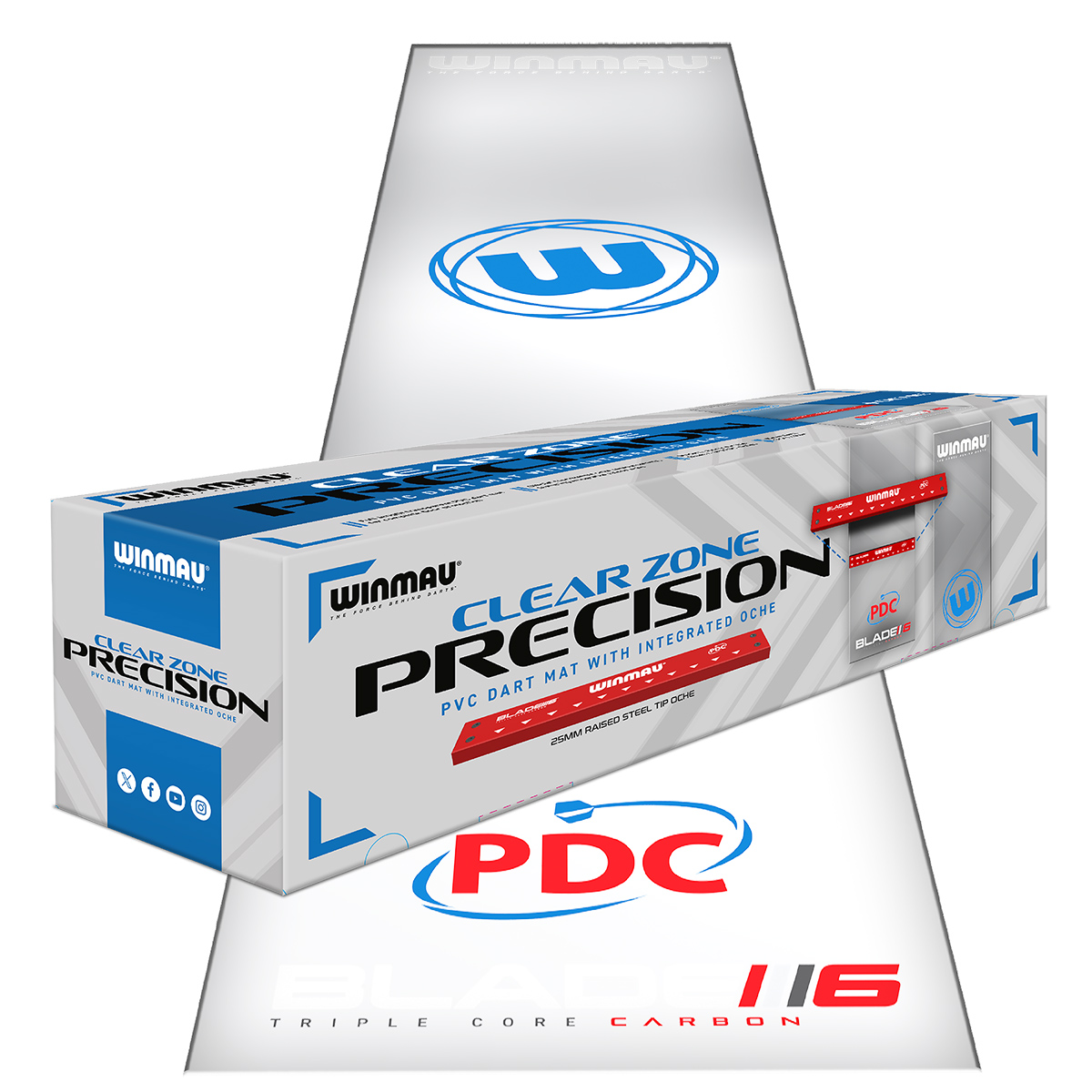 Winmau - Dartmatte Clearzone – Bild 2