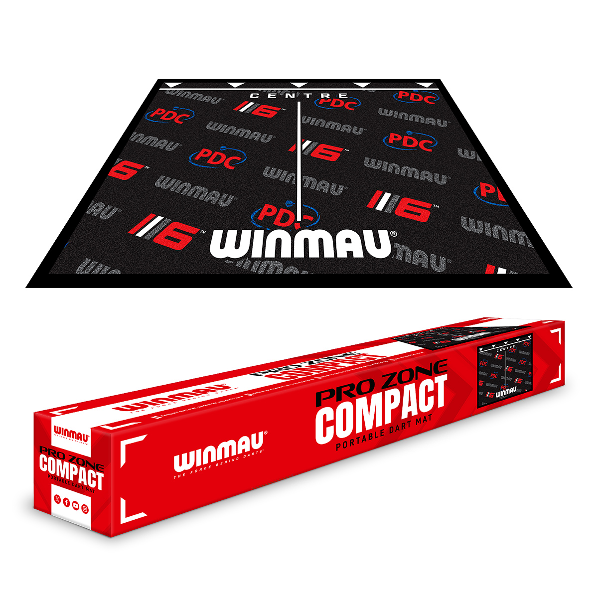 Winmau - Dartmatte Compact Pro – Bild 2