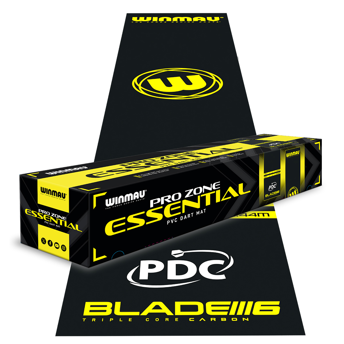 Winmau - Dartmatte Pro Zone Essential – Bild 2