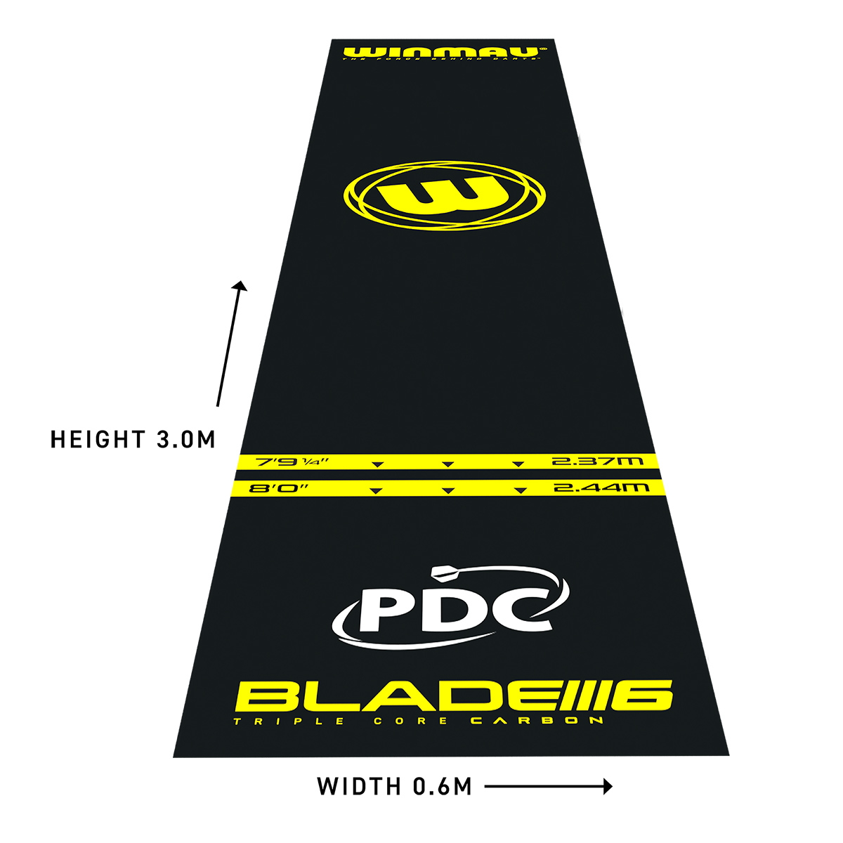 Winmau - Dartmatte Pro Zone Essential – Bild 3