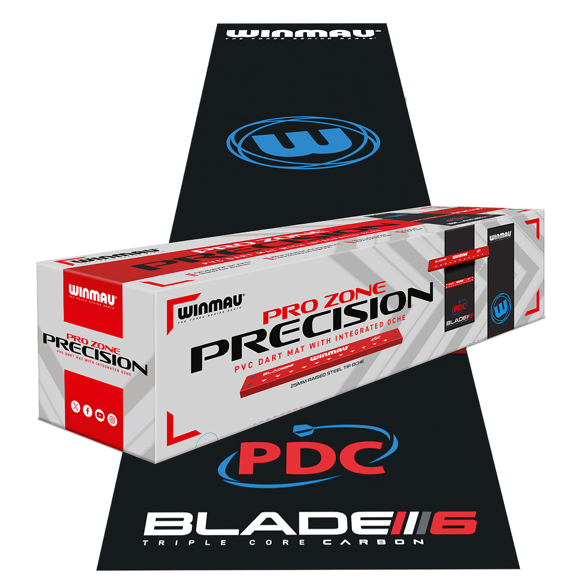 Winmau - Dartmatte Pro Zone Precision Blade 6 – Bild 2
