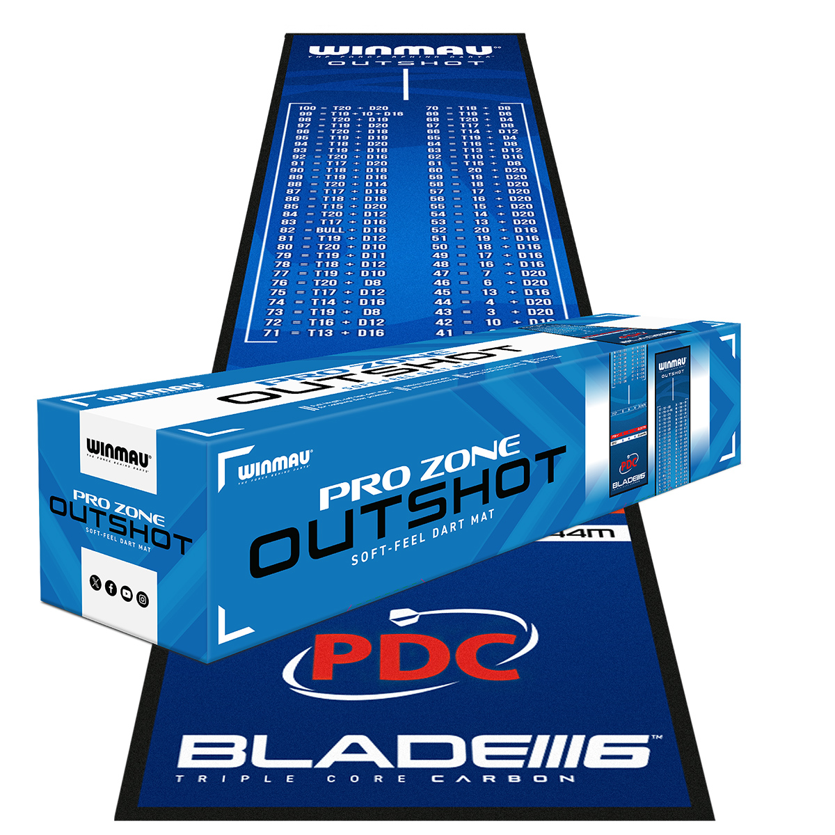 Winmau - Dartmatte OUTSHOT – Bild 2