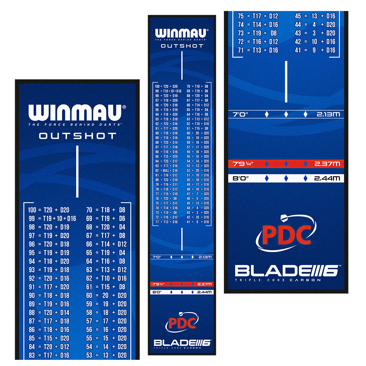 Winmau - Dartmatte OUTSHOT – Bild 4