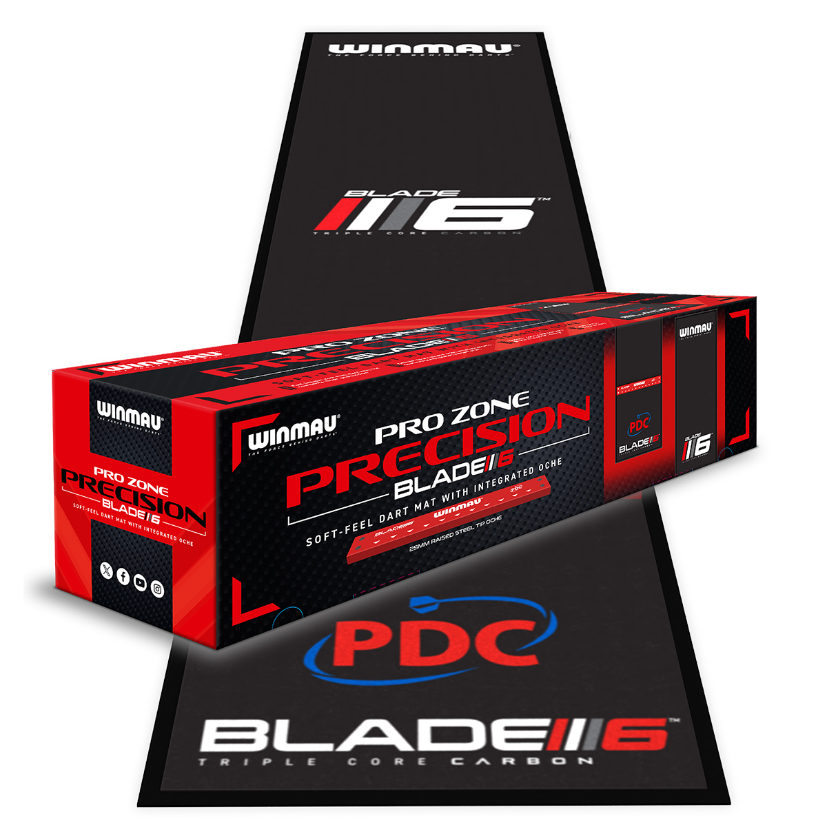 Winmau - Dartmatte Pro Zone Soft Blade 6 – Bild 2