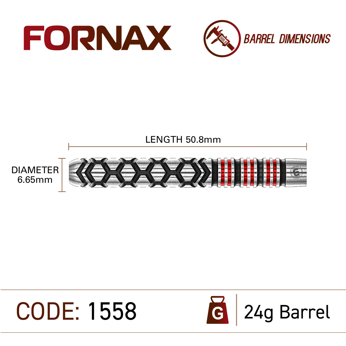 Winmau - Steeldart Fornax 24 gr. – Bild 4