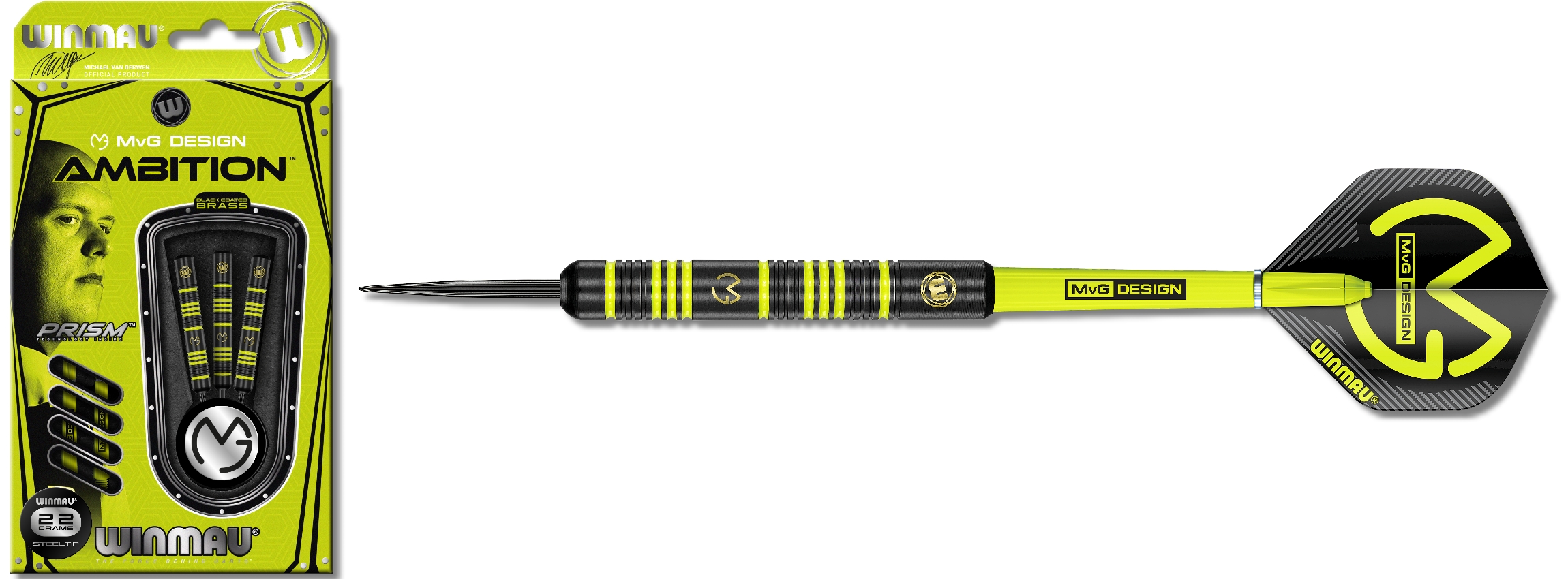 Winmau - Steeldart MvG Ambition 22 gr.