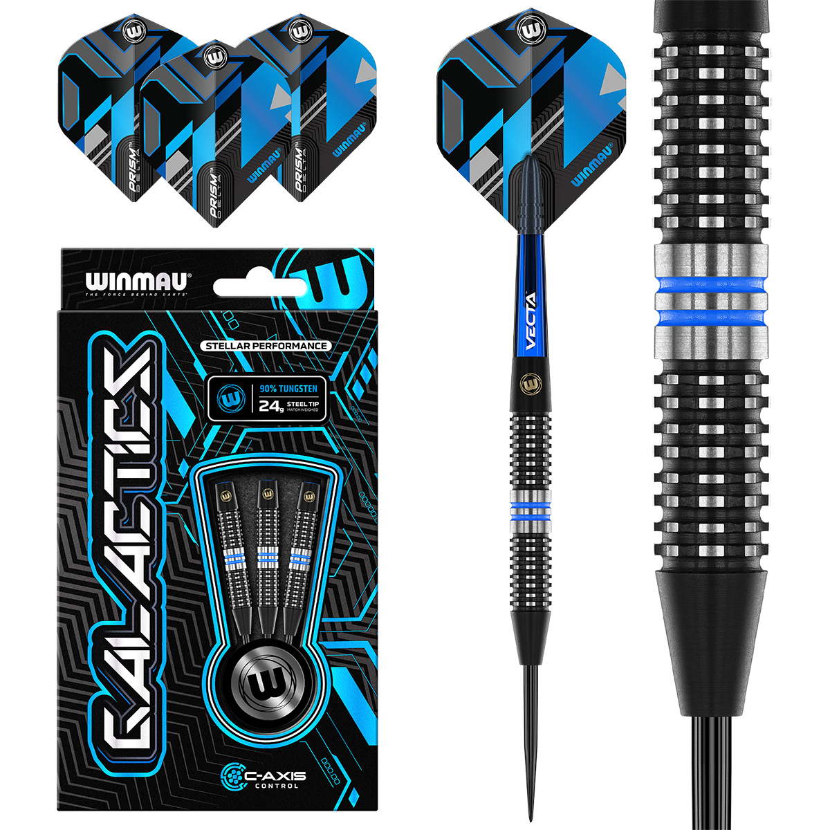 Winmau - Steeldart Galactics 24 gr.