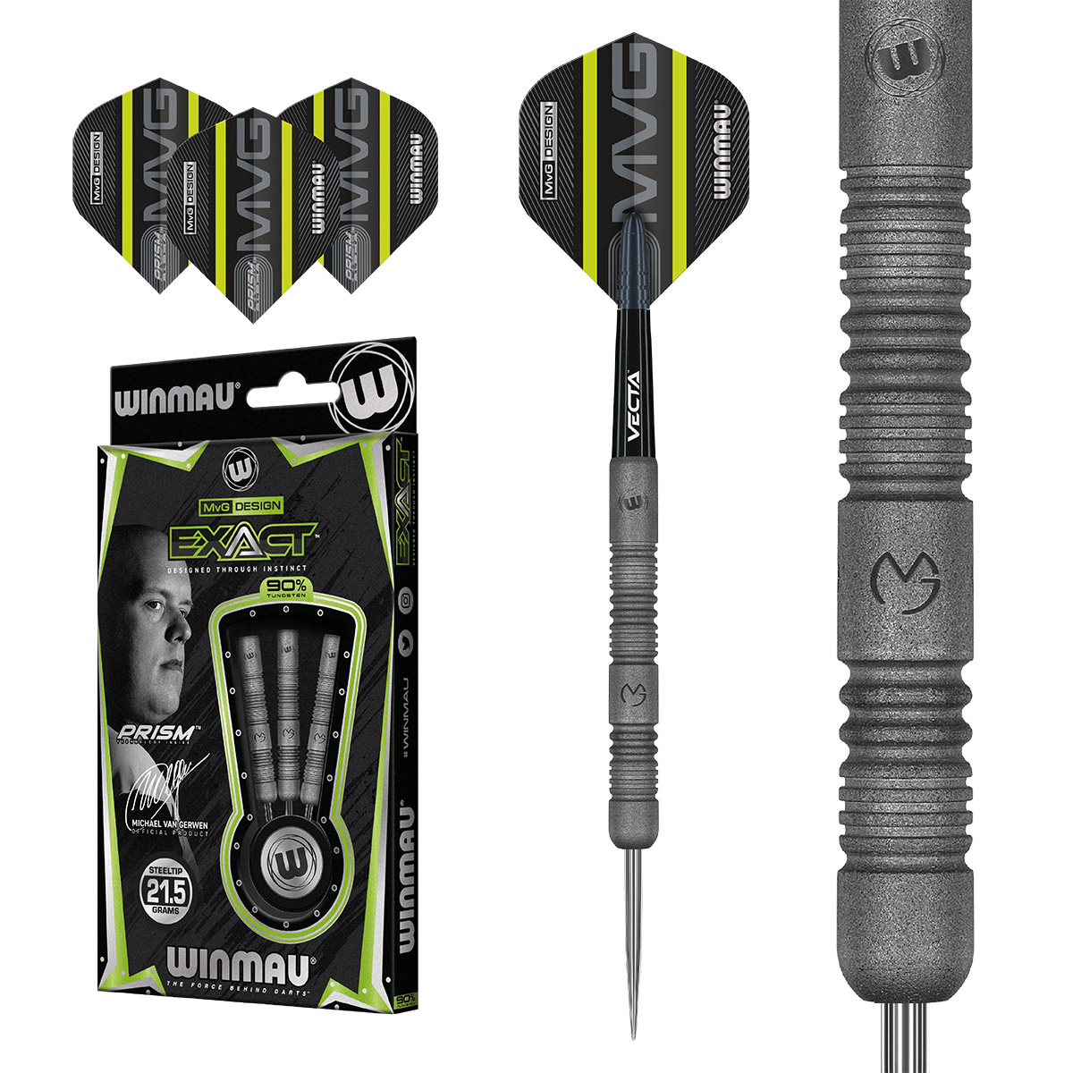 Winmau - Steeldart MvG Exact 21,5 gr. – Bild 3