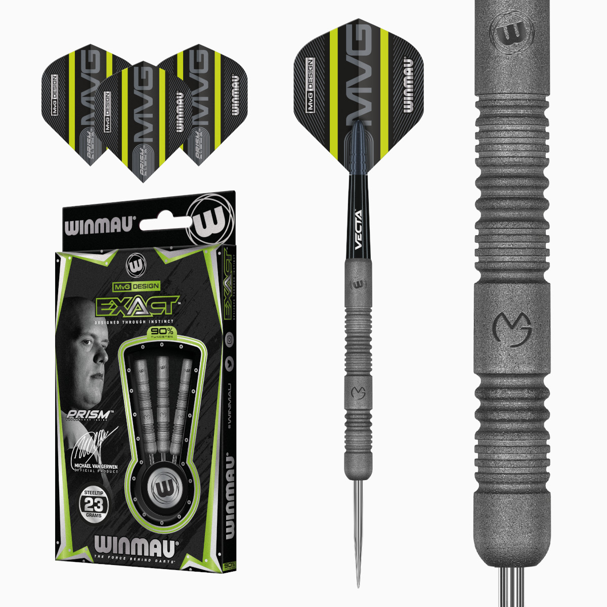 Winmau - Steeldart MvG Exact 23 gr. – Bild 3