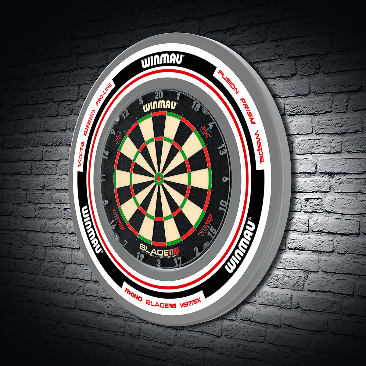 Winmau - Surround Advance white/red – Bild 7