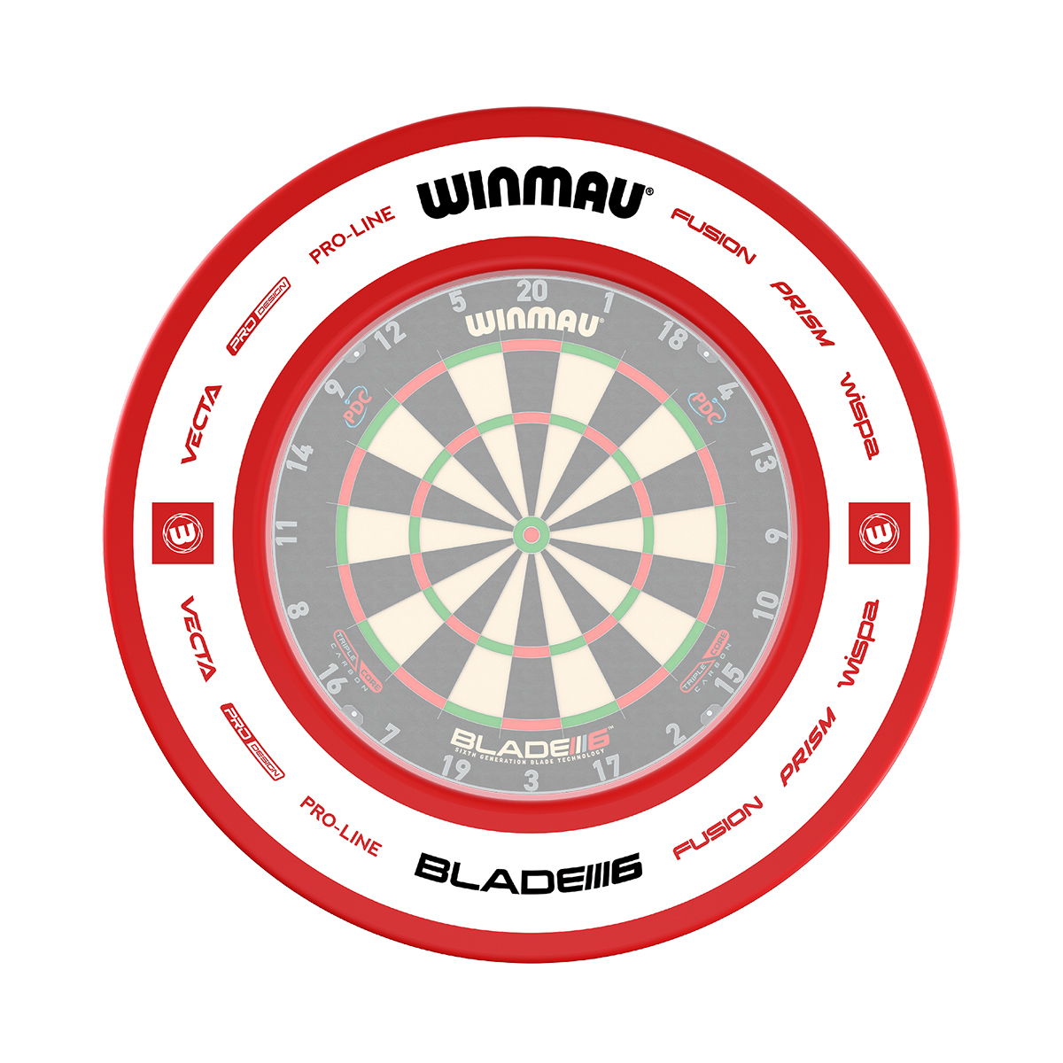 Winmau - Surround Pro-Line 2.0 red – Bild 2