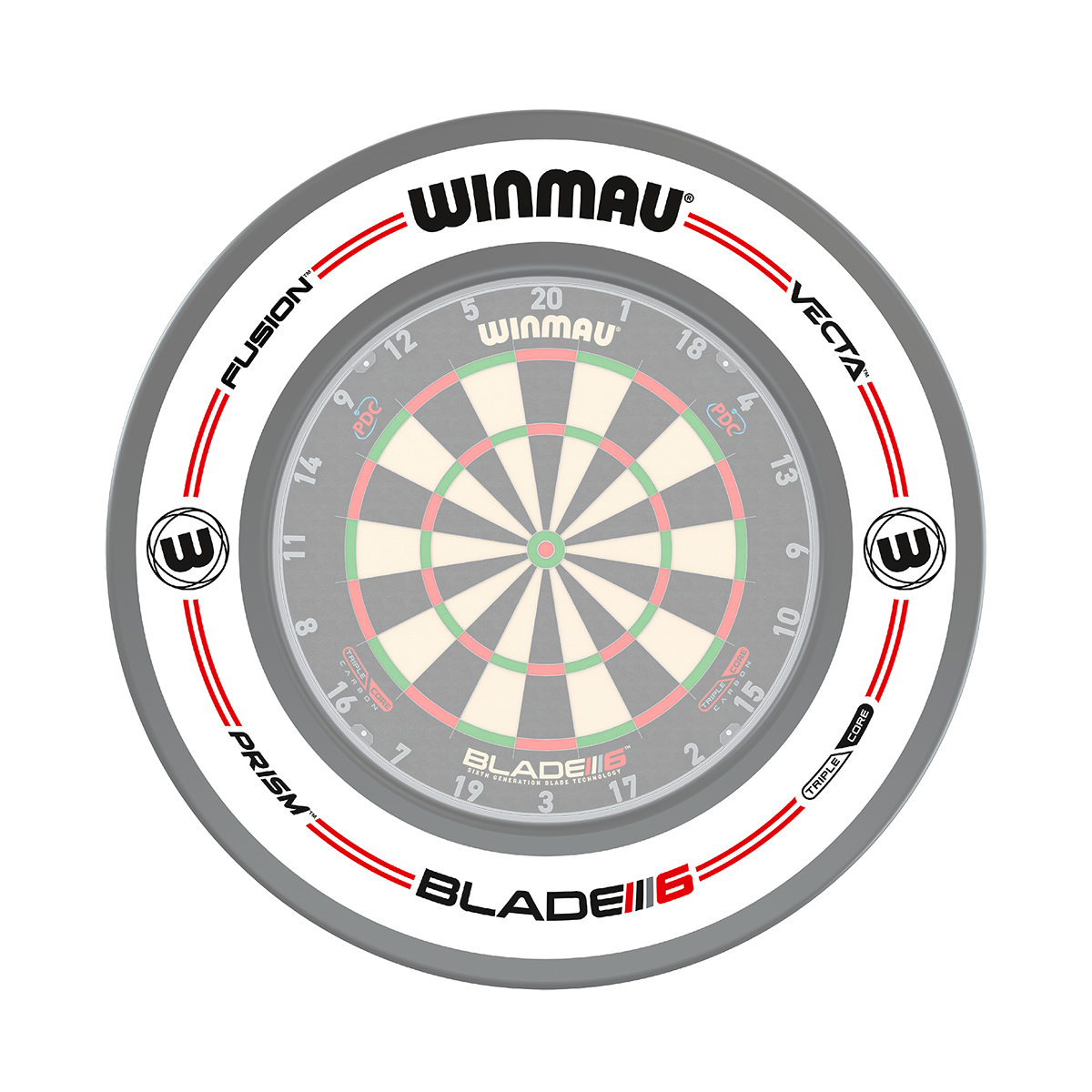 Winmau - Surround Pro-Line white – Bild 2