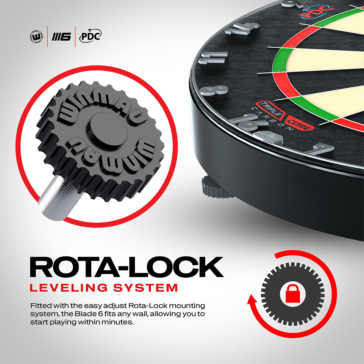 Winmau - Dartboard Set Blade 6 Triple Core – Bild 5