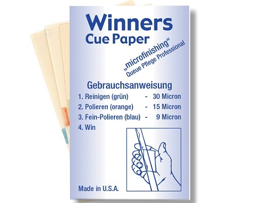 Winners Cue Paper Schleifpapier (Set)