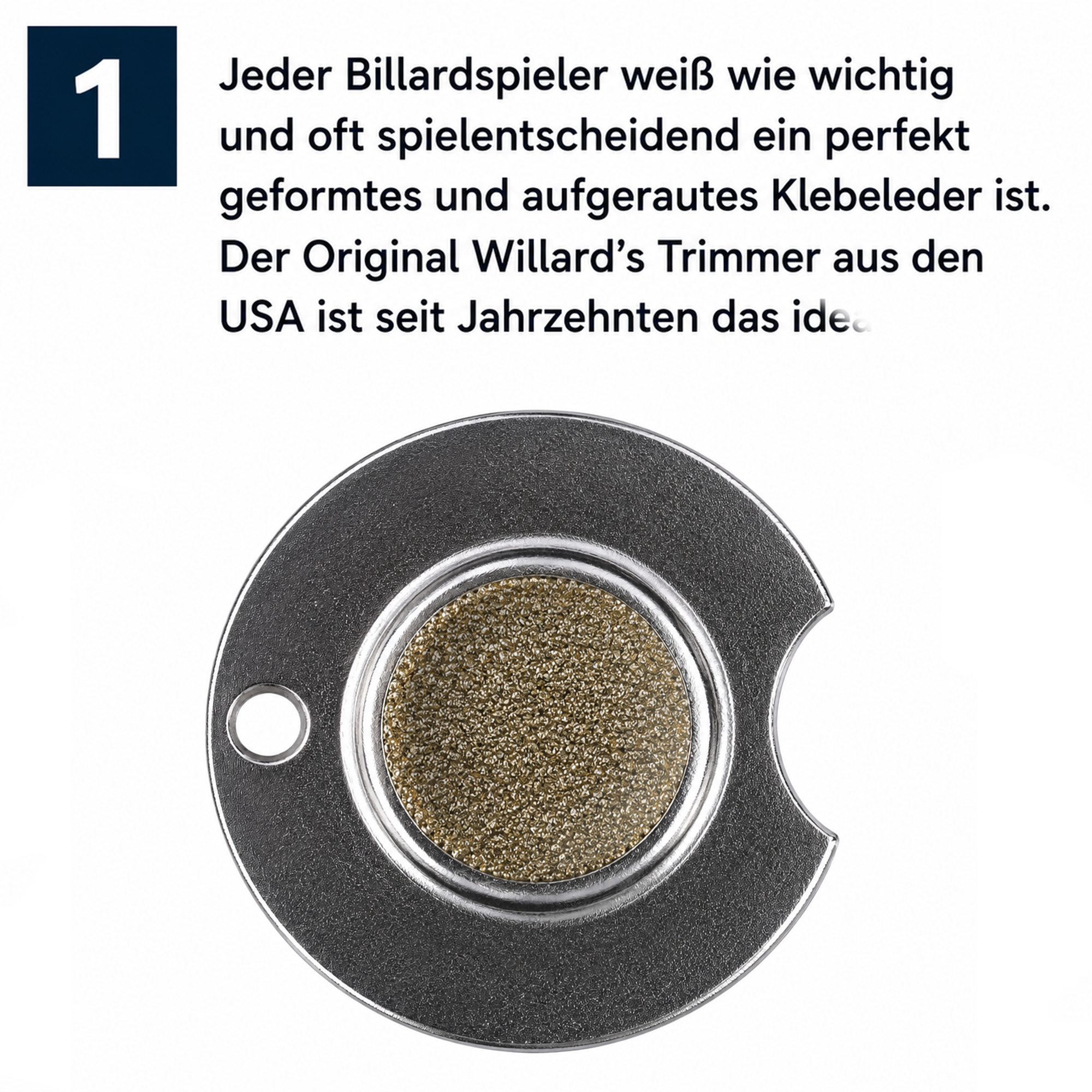 Lederformer/Trimmer Willard Pool/Snooker – Bild 7
