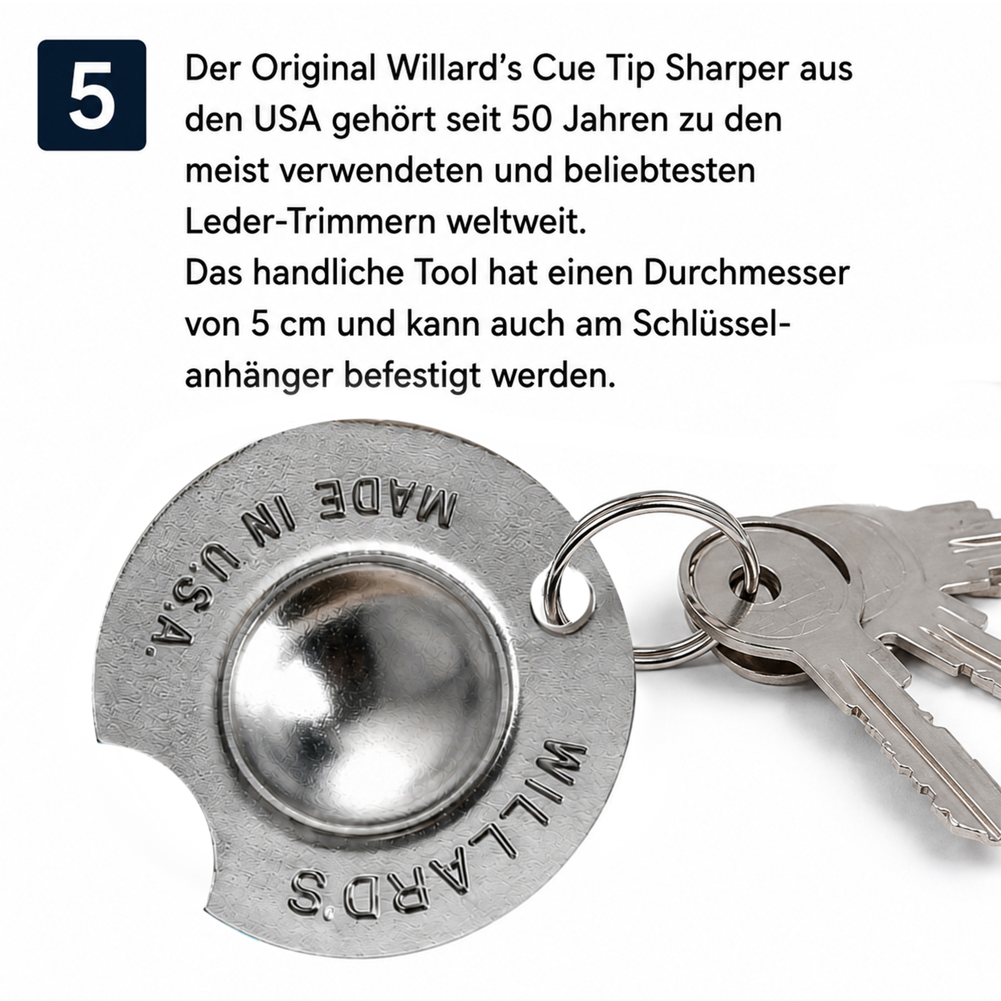 Lederformer/Trimmer Willard Pool/Snooker – Bild 4