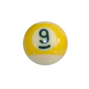 Poolballmagnet, No.9, PM2, gelb