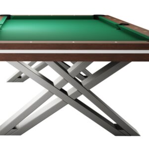 Billardtisch, Pool, Rasson Pierce, 8 ft. (Fuß), walnuss, Simonis 760 puderblau