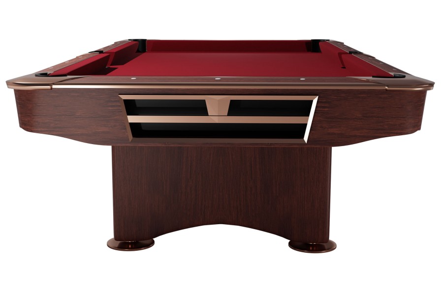 Billardtisch, Pool, Competition II, 9 ft. (Fuß), mahagoni, Simonis 860 grau – Bild 2