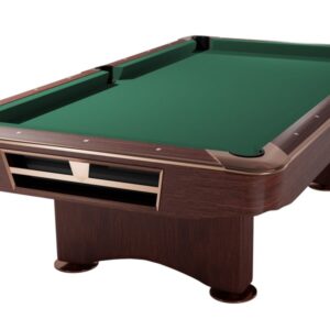 Billardtisch, Pool, Competition II, 9 ft. (Fuß), mahagoni, Clubtuch gelbgrün