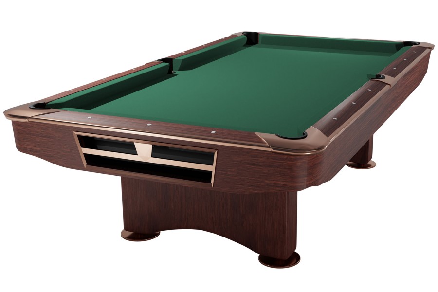 Billardtisch, Pool, Competition II, 9 ft. (Fuß), mahagoni, Simonis 760 gelbgrün