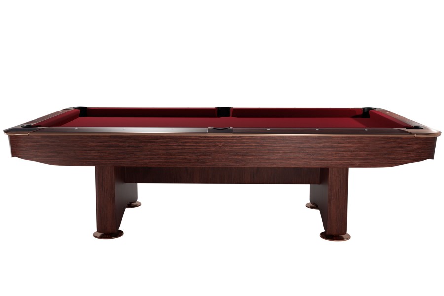 Billardtisch, Pool, Competition II, 9 ft. (Fuß), mahagoni, Simonis 860 grau – Bild 4