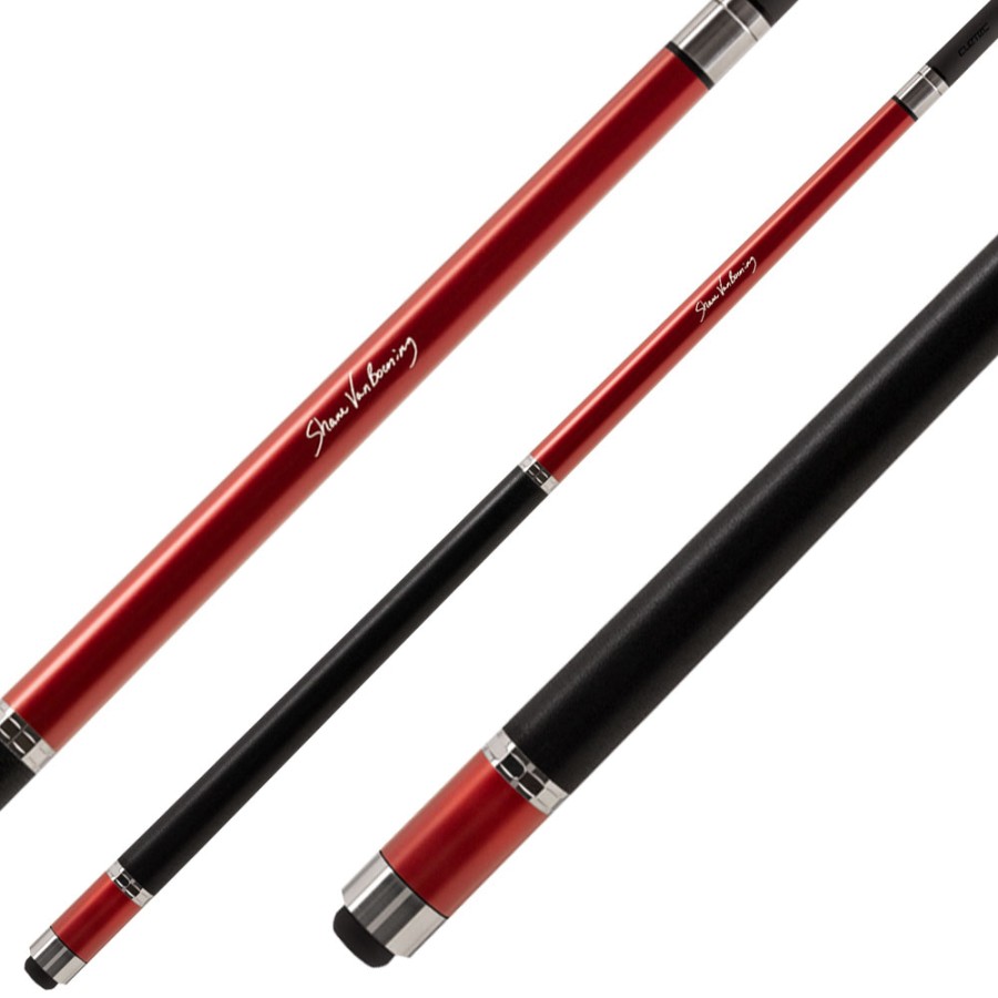 Billardqueue, Pool, Cuetec Cynergy CT-15K Carbon, rubin-rot, 3/8x14, 11.8mm